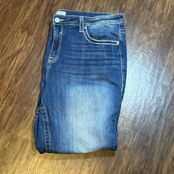 Vigoss Women’s Jeans Size 22 Plus Size Skinny Fit Dark Wash Embellished - Picture 2 of 8